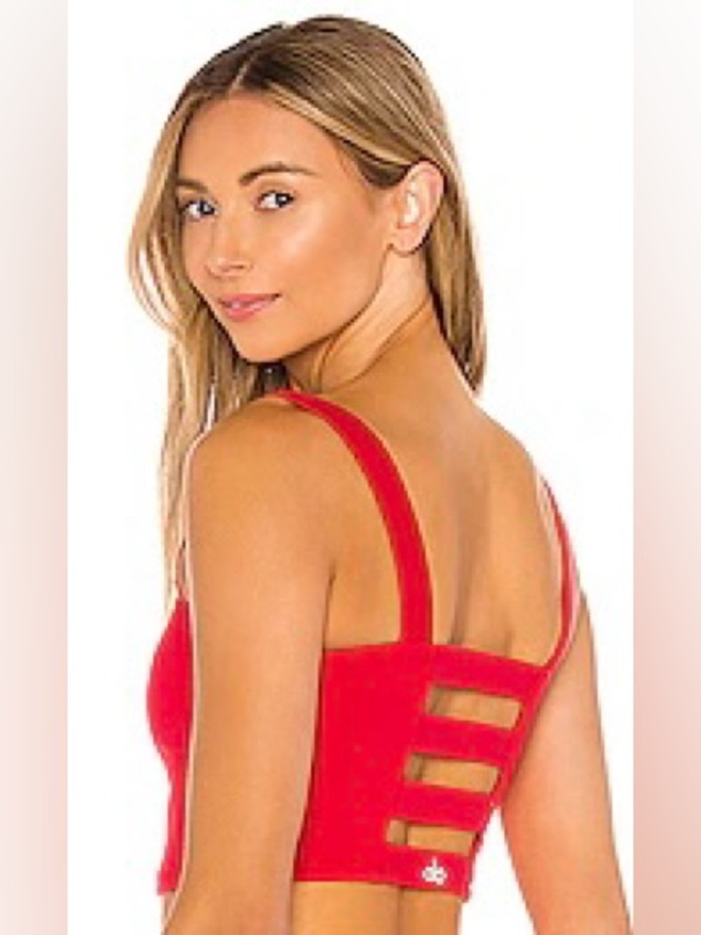 ALO Yoga Fortify Bra Tank Scarlet S